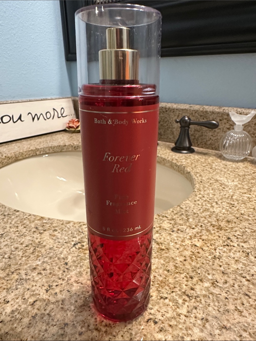 Bath & Body Works Forever Red Mist — Red & Gold Accents